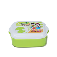 School Tiffin Box-Lime Green
