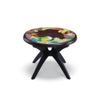 Restaurant Table 4 Seat Ro P/L Print Mix Fruit -RW