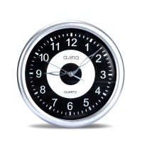 Logan Classic Wall Clock-Black-Step