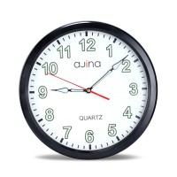 Jordi Wall Clock Round- Black
