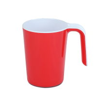 Two Color Beauty Mug-White & Red