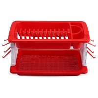 English Dish Rack - Red