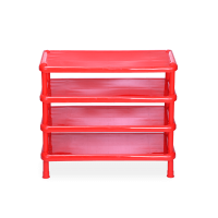 Shoe Rack 4 Step (Big) - Red