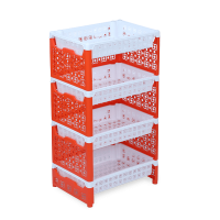 Nova Rack 4 Step -White & Orange