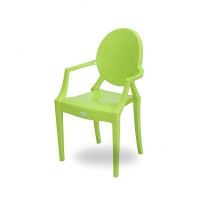 Stylee Moon Back Arm Chair - Lime Green