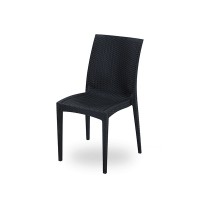 Caino Armless Chair - Black