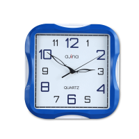 Turban SQ Curve Wall Clock-Blue