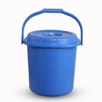 Square Bucket- with Lid- 22L-Blue