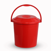 Tulip Bucket 12L With Lid - Red