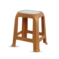 Net Stool High -Sandal Wood