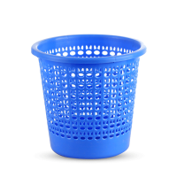 Modern Paper Basket - Blue