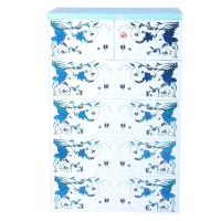 RFL Wardrobe Double 5D KD Deluxe- Blue