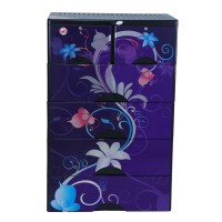 RFL Wardrobe Double 5D KD Elegant -Silver