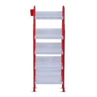 Popular Deluxe Rack 5 Step - Red
