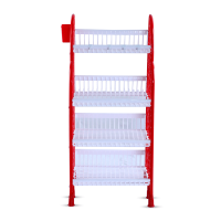 Premium Kitchen Rack-Red & White