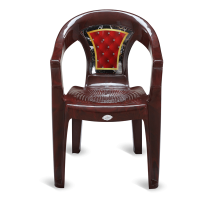 Relax Arm Chair Printed - Rose Wood