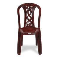 Smart Slim Chair (Ribon Flower) - Rose Wood