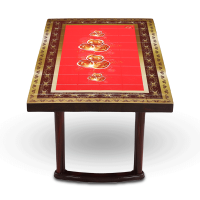 Deco Classic Table 6 Seat P/L Print Rock 3-RW