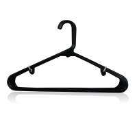 Light Shirt Hanger 42 CM 6 Pcs Set - Black