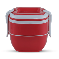 Sysco Tiffin box-SQ Two Bati Pink