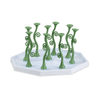 Star Glass Stand - Light Green