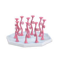Star Glass Stand - Light Pink