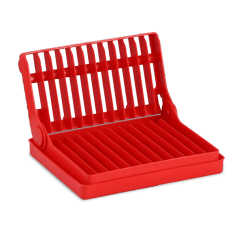 Smart Dish Rack With Tray - Red