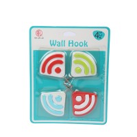 Canvas Wall Hook 4 Pcs Set - Assorted