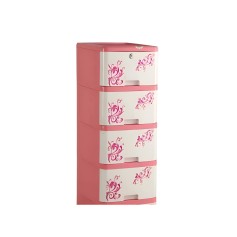 Smart Closet 4 Drawer Elite - Pink