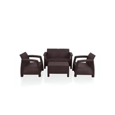 Caino Sofa 4 Pcs Set W/O Foam - Hobby Brown